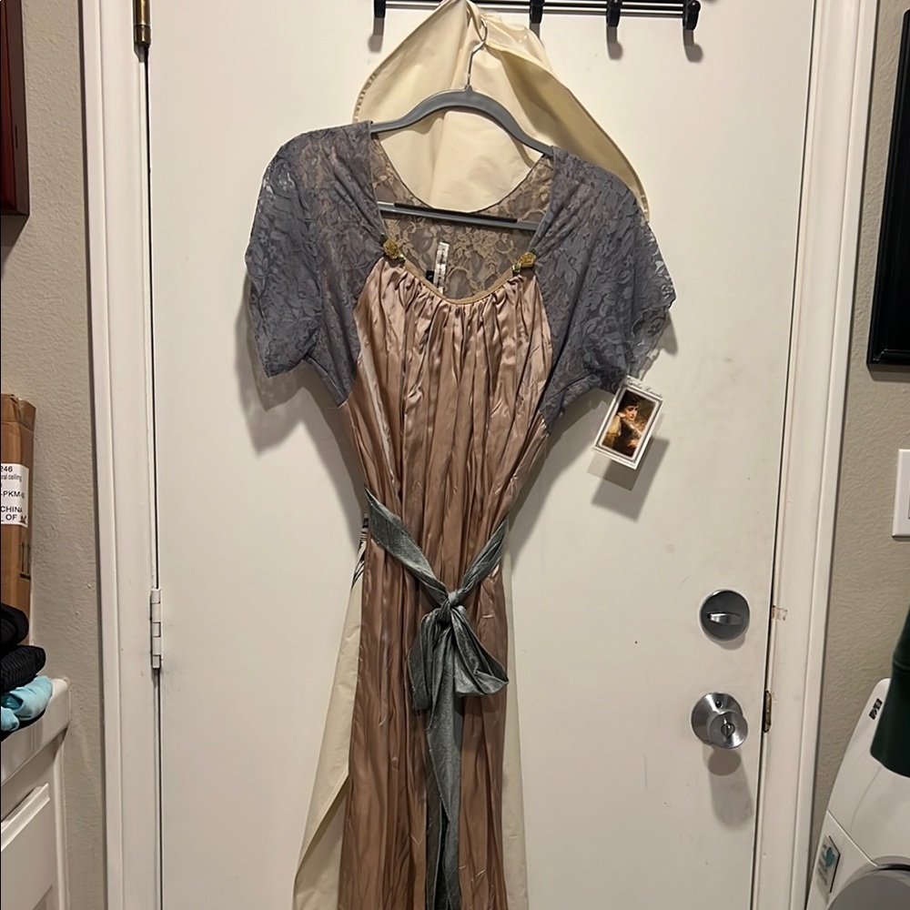 Elegant Lace and Satin Dress by Hopeless Romantic size Large NWT